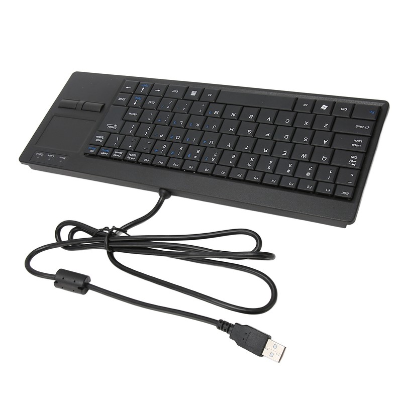 Industrial Keyboard Touchpad Wired Connection X Scissor Foot Plug and