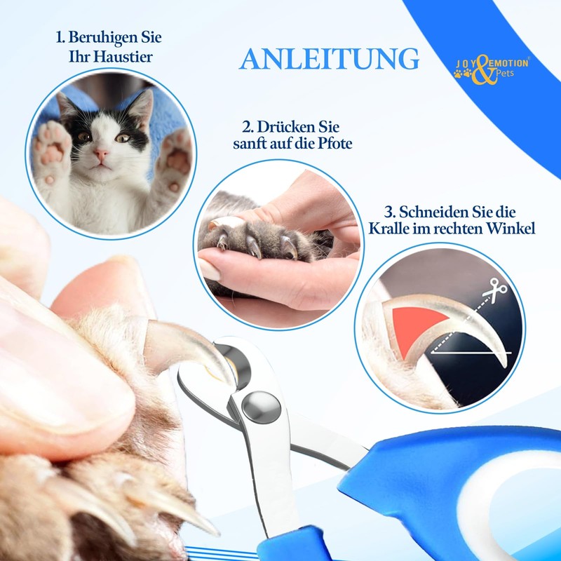 JOY & EMOTION® Super Claw Scissors for Cats, Dogs and