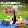 Outdoor Multifunctional Fly Repellent 360° Rotation Fan-type Food Protector Pest