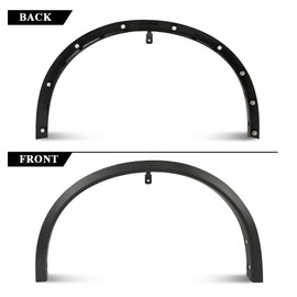 DOTCOM Front Fender Flares,Compatible with 2014-2020 Nissan Rogue,Black Fender Splash Shield,Smooth Style Left Driver and Right Passenger Side 2PCS