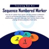 Splay Sequence Numbered Markers Circle | Indoor Outdoor Sports Training