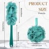 Sunnyray 4 Pack Back Scrubber for Shower and Shower Loofah