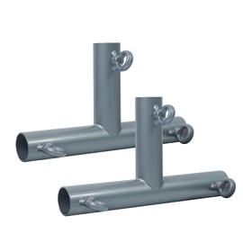 Aoneky 3 Way/4 Way/ 3 Way T Shaped Corner Canopy Fitting - Fits 3/4" EMT - Cage Frame Corner Kit for Golf Basebal Batting Cage (2pcs 3 Way T Shaped)