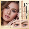 Ledeak Microblading Eyebrow Pen, 3D Magic Eyebrow Pencil with 4
