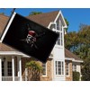 2×3 FT Pirate Flag, 60×90 CM Medium 100D jolly Roger