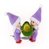 LitoMagic Christmas Baby Elf Doll in Purple Jumpsuit
