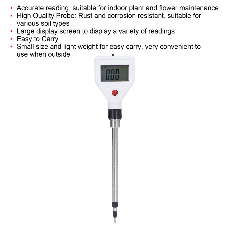 Soil EC Meter Portable Potted Plant Tester Digital Flower Detector