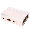 Gold Aluminum Alloy Protective Case Enclosure Box Fits for Raspberry