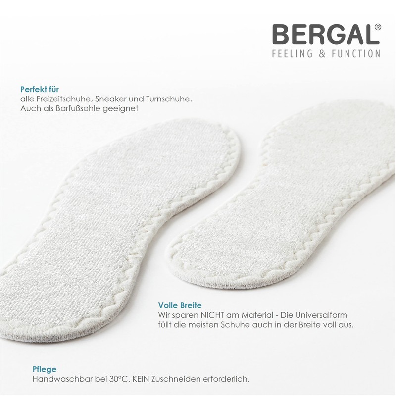 Bergal Shoe Soles BAMBOO 6913