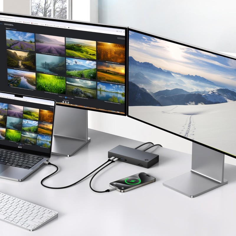 Starinnox 3.3Ft USB4 [USB-IF Certified] for Thunderbolt 4 Cable, Support