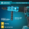 LIBRATON Rivet Gun Adapter, Rivet Gun Adapter for Electric Drill,