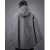 Niepce Inc Japanese Techwear Hooded Cape Jacket for Men (US,