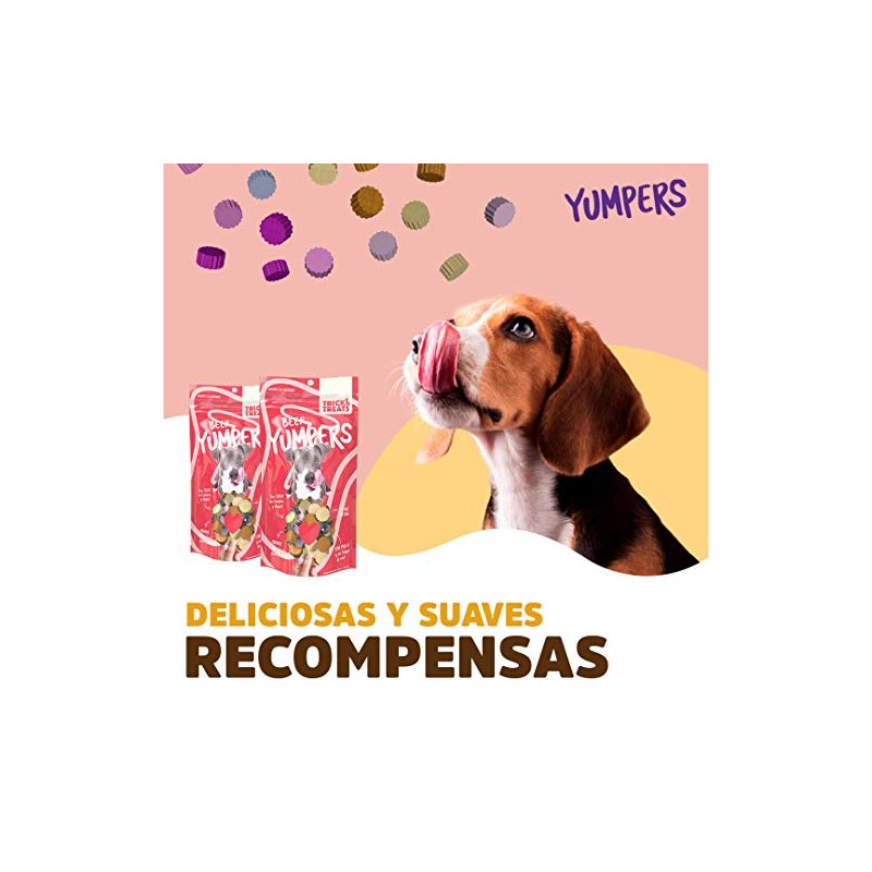 Trick Treats, Premios para Perro, Tocino Yumpers, 100g