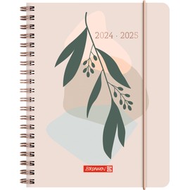 BRUNNEN Mediterranean Academic Diary (2024/2025), 2 Pages = 1 Week, A6, 208 Pages, Multi-Colour