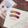 Glassy Cat Eye Gel Nail Polish Set 6 Colors, Latte