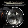 Walking Way Kaleidoscope Prism Lens Filter 77mm Optical Glass Special