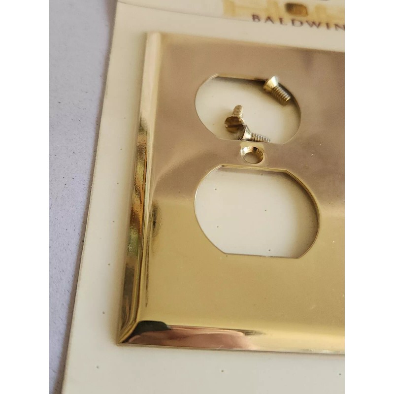 Baldwin Brass Single Toggle Switch & Outlet Wall Plate Cover