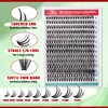FADVAN 280pcs Individual Lash Extensions, 30D Lash Clusters Volume Mix