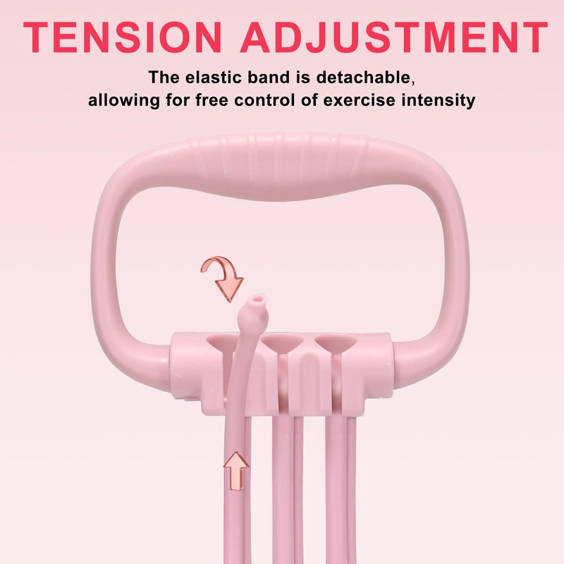 Kovixsc Figure 8 Resistance Band for Women 15-90LBS, Adjustable Resistance