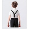 WannGe Kids Y-Shape Suspenders - Adjustable Comfortable Braces for Boys