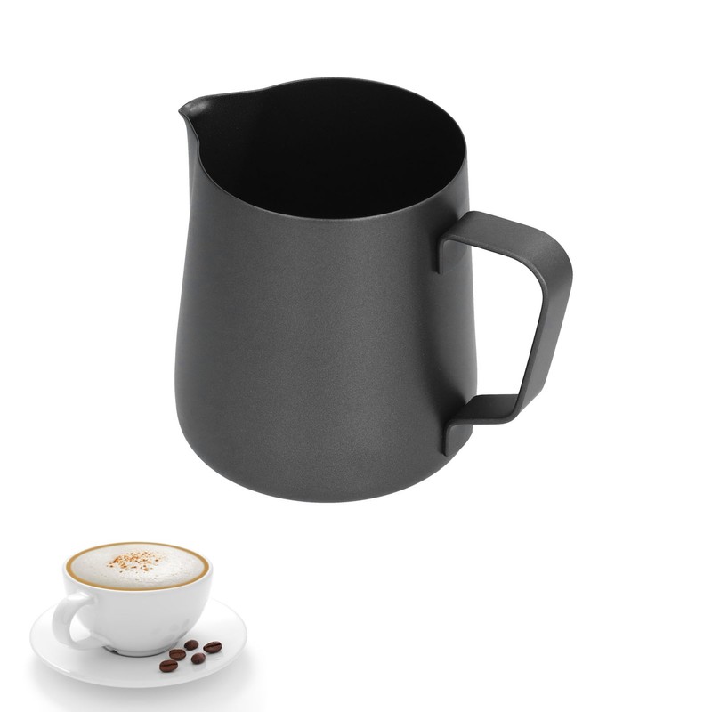 400ml PTFE Pointed Mouth Milk Frothing Jug Stainless Steel Coffee