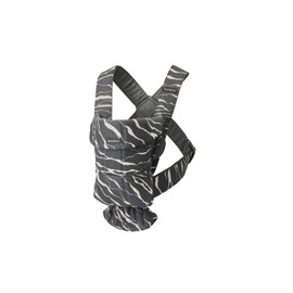 BabyBjörn Baby Carrier Mini, Anthracite/Landscape Print, Cotton | Newborn Carrier (7-25 lbs), Ergonomic, Easy-to-Use