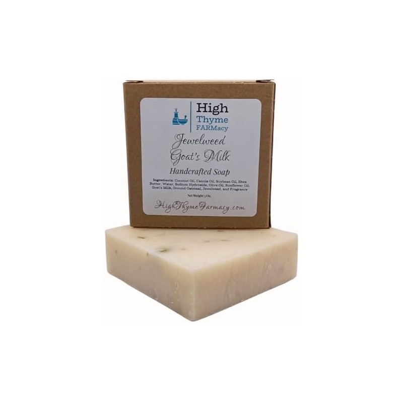 Jabón de leche de cabra y avena Jewelweed - Barra
