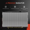 A-Premium Engine Coolant Radiator Assembly with Transmission Oil Cooler Compatible