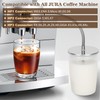 Jisculo 16.9 oz Glass Milk Container for Jura & Stainless