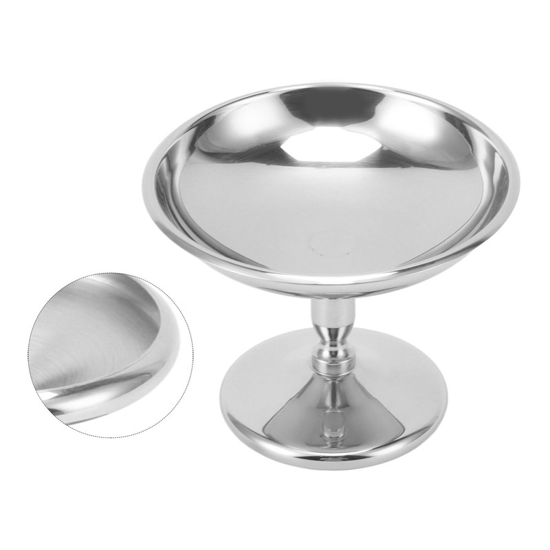 304 Stainless Steel Dessert Cup Vintage Durable Pudding Milk Jelly