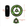 RIANTWHEEL, 4 X 1.0 inch, Solid, PU Wheels, Wheelchair Casters,