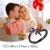 Prince Symbol Ring Sterling Silver Adjustable Wrap Prince Symbol Ring
