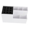 Baluue 2pcs Hair Scissors Organiser Hairdressing Tools Storage Abs Material