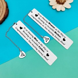 First Time Mom and Dad Gifts New Parents Gifts for Couples Bookmark Set Pregnancy Gifts for Pregnant Women Baby Announcement Gifts for Friend Reveal Parents to Be Gifts Soon to Be Parents Gifts