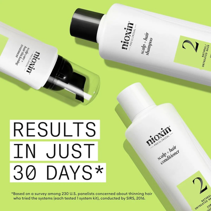 Nioxin 2 Kit Para Caída Del Cabello 3 Productos