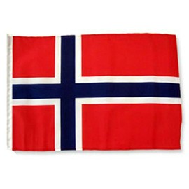Norway 12"x18" Sleeved Polyester Garden Flags