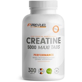 Creatin Tabletten 300x - optimal hochdosiert mit 5685 mg Creatin-Monohydrat, davon 5000 mg Creatin - vegane Kreatin-Tabletten - laborgeprüft mit Zertifikat - Vorrat für 60 Tage