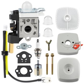 HUSWELL Carburetor Tune Up Kit for Echo GT200R SRM230 SRM210 SRM211 GT200 Trimmer HC-150 HC-151 Hedge Trimmer, Replaces A021000740 A021000741 with Air Filter cover