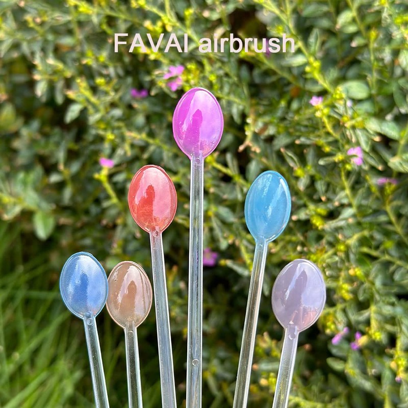FAVAI Airbrush-Gel-Nagellack-Set, Herbst- und Winter-Kollektion, 6 Farben, 6 x 15