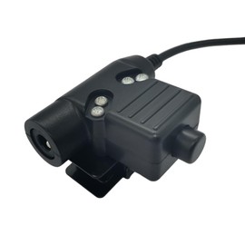 stdgove 2Pin Military U94 PTT System with NATO Wiring Navigation Accessory Compatible with Motorola Walkie Talkie cls1010 cp200d dlr1060 mag one bpr40 Radios