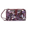 Sakroots Large Smartphone Crossbody (Cabernet Bloom)