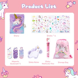 homicozy Unicorn Diary for Girls with Lock and Keys,Tie-Dye Fuzzy Journal for Kids with 160 Lined Pages,Fluffy Secret Notebook for Writing and Drawing,Unicorn Gifts for Girls Ages 6 And Up