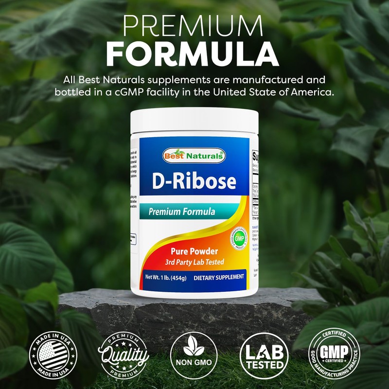 Best Naturals D-Ribose Powder 1 Pound