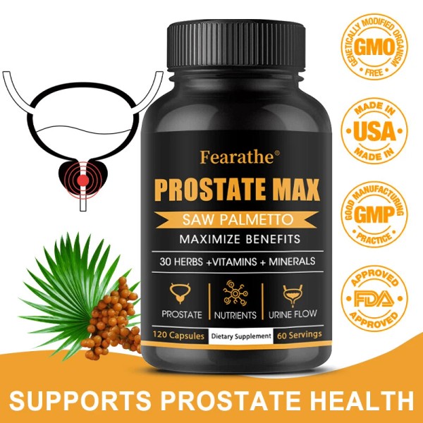 Fearathe Prostate Max Capsules Promotes Energy Production Helps With Healthy