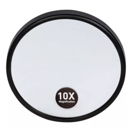 Cala Espejo De Maquillaje Con Aumento 10x Con 2 Ventosas