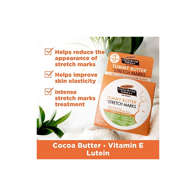 Palmer's Cocoa Butter Formula, Crema con Vitamina E, Pack de