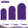 Purple Arch Cover 6FT Spandex Fitted Wedding Arch Stand Covers