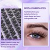 B&Q 5D Fluffy Wispy Cluster Lashes 8-16mm Mix Natural Lash