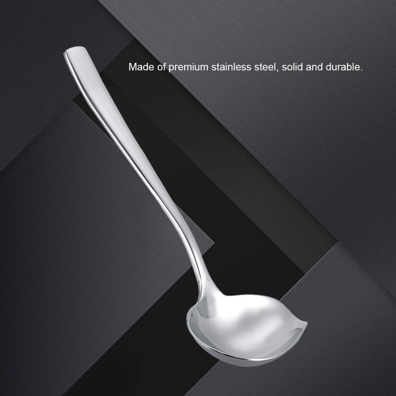 Sauce Spoon, Stainless Steel Sauce Ladle, 19 cm, Elegant Ladle