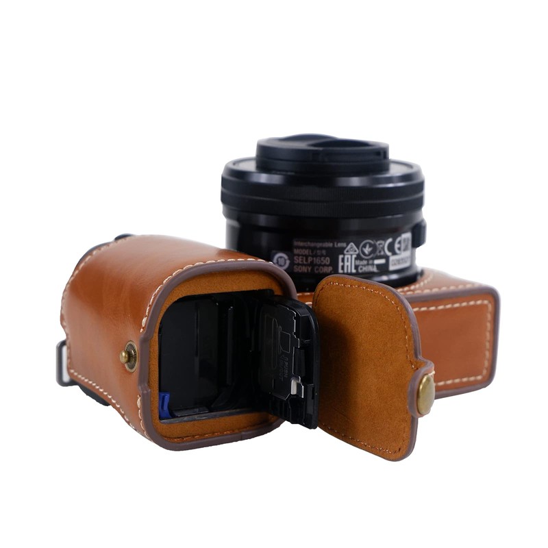 Rieibi ZVE10 Case - High Quality PU Leather Half Case